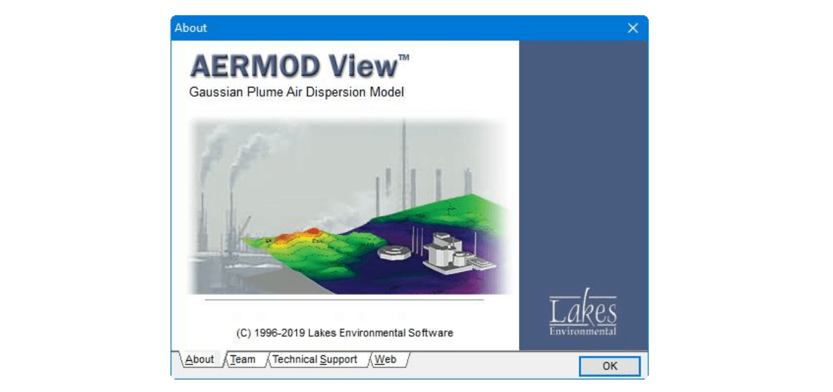 Phần mềm mô phỏng phát tán khí AERMOD VIEW
